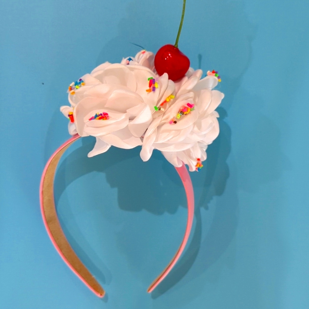 Cherry headband adult child costume accessory Halloween cupcake ice cream food